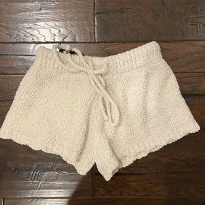 lily rain comfy lounge knitted shorts